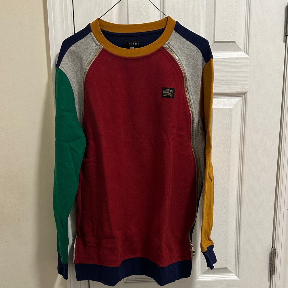 Talbots Colorblock Crewneck Sweater